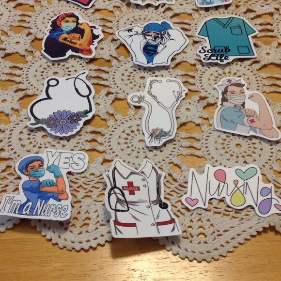 Nursing  stickers, locker stickers, crafts or scrapbooking - Picture 3 of 6